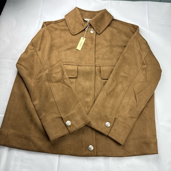 Max Studio Jackets & Blazers - Max Studio Brown Utility Jacket